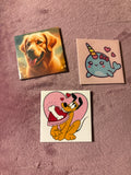 3x3 photo magnet